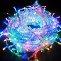 ریسه سوزنی 9 متری، برقی با رقص نور، رنگ مولتی