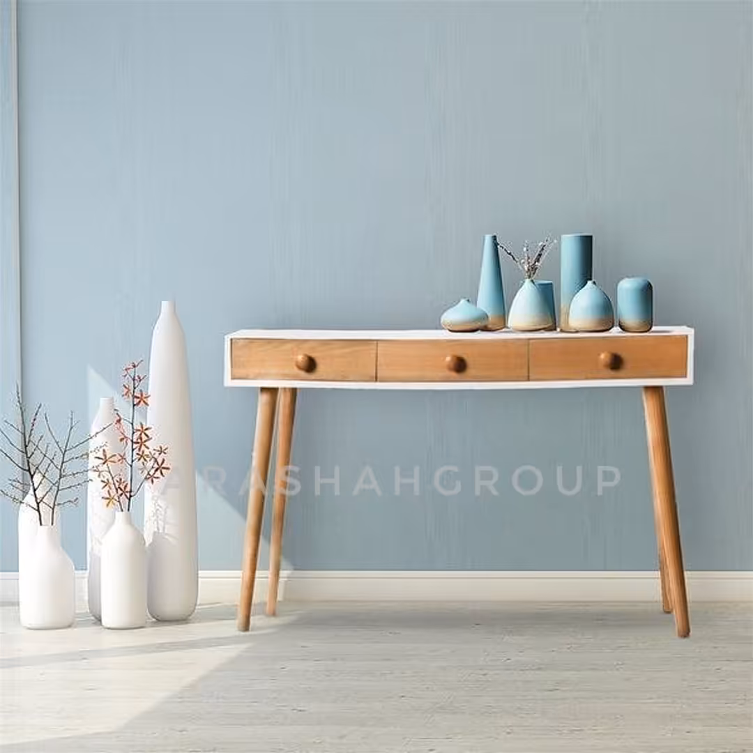 میز تحریر  سه کشو دستگیره دار با بهترین کیفیت و رنگ دلخواه ارسال رایگان 