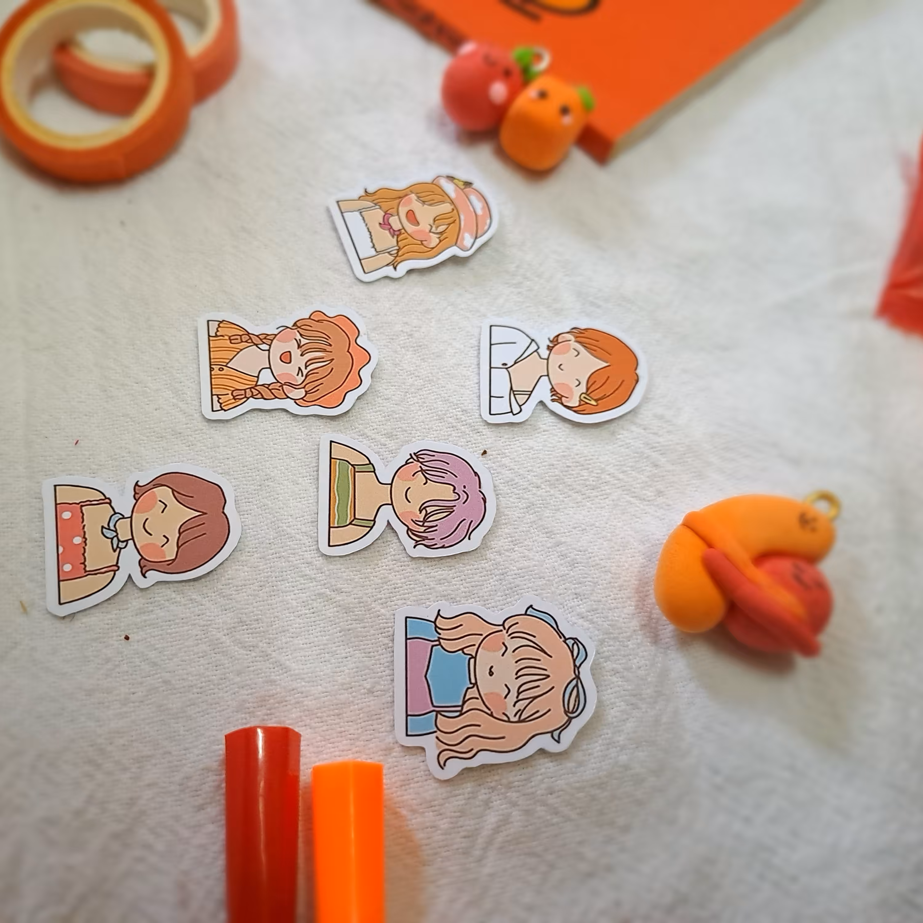 پک برچسب 6 عددی دختر(8)