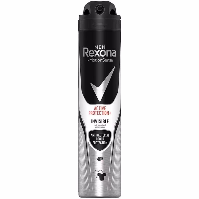 اسپری ضد تعریق آقایان رکسونا اکتیو پروتکشن اینویزیبل Rexona Invisible حجم 200 میلی لیتر