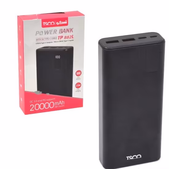 پاوربانک تسکو (TSCO) مدل TP 882L 20000mAh