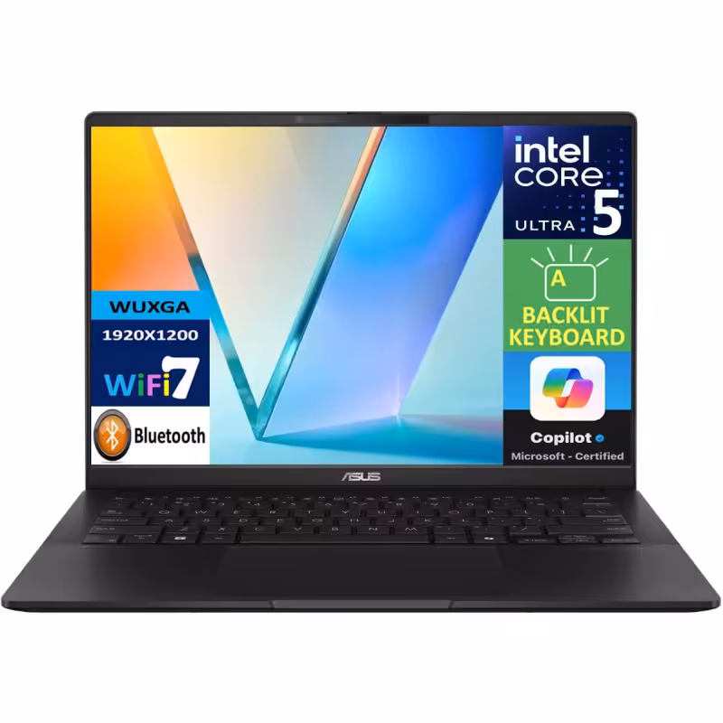 خرید و قیمت لپ تاپ 14 اینچی ایسوس Vivobook 14 OLED Q423SA Core Ultra 5 16GB 512GB SSD Intel Arc