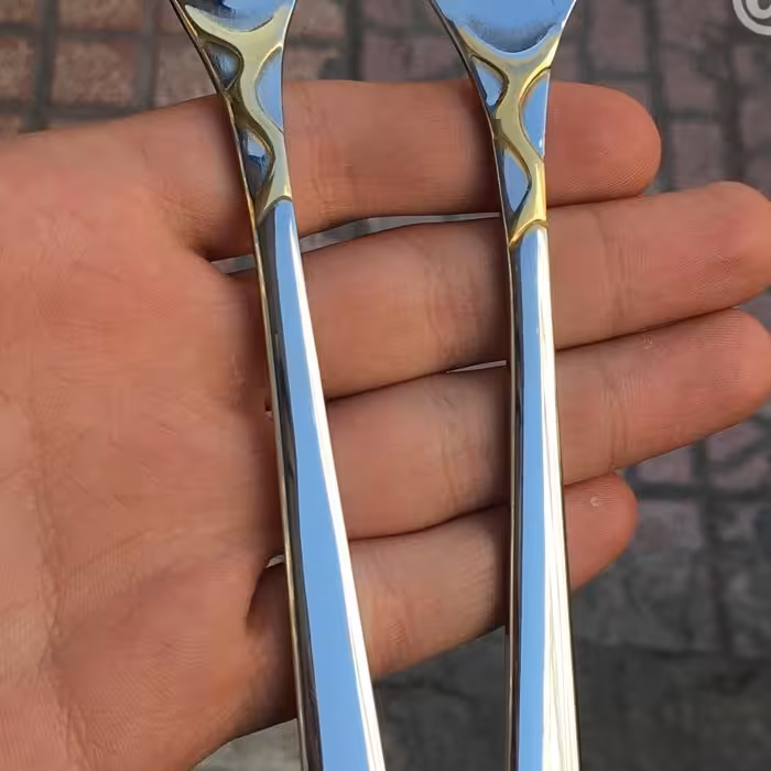 سرویس قاشق چنگال 30نفره سیلور طلا ورسا کد333