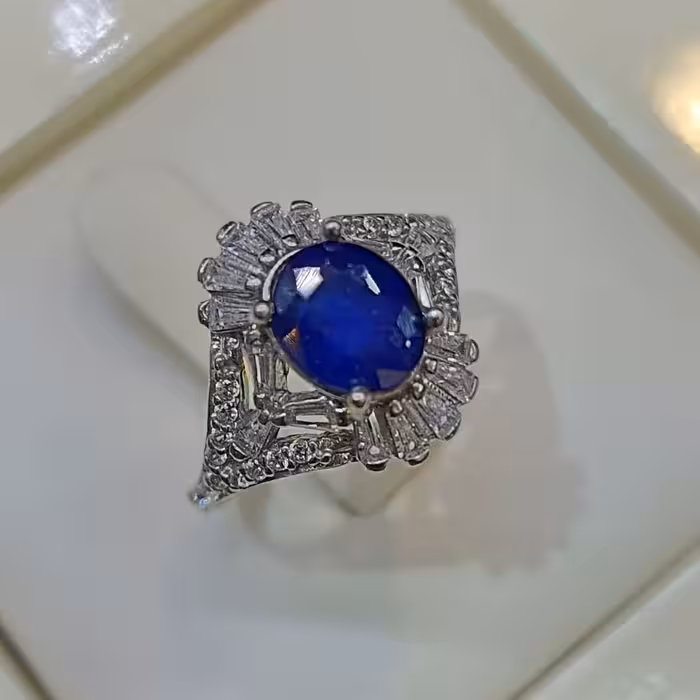 انگشتر یاقوت کبود اصل