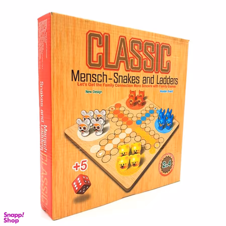 بازی فکری مدل منچ و مارپله کلاسیک کد 807