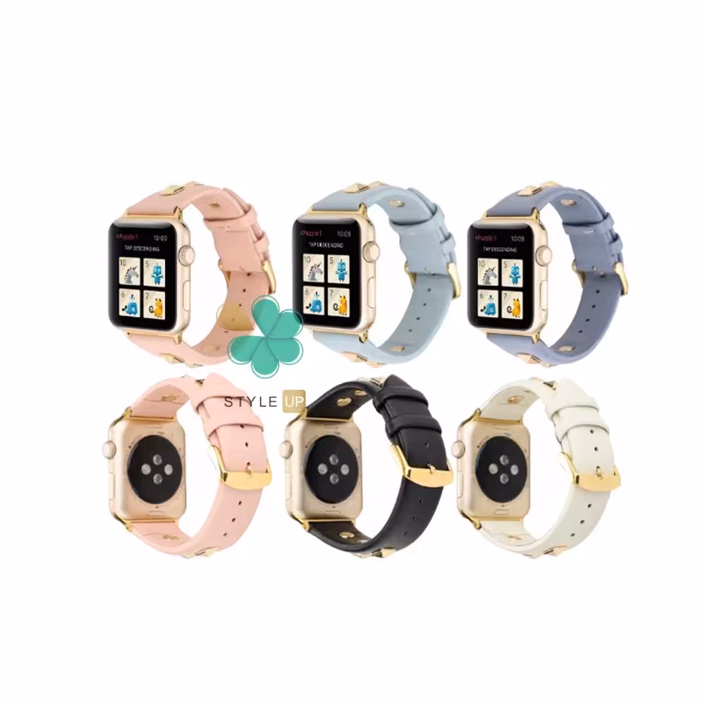 بند چرم ساعت اپل واچ Apple Watch 45/49mm مدل Punk