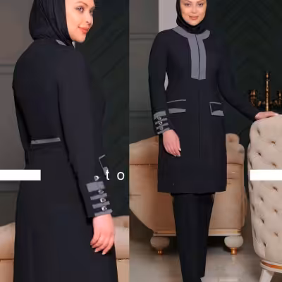 مانتو شلوار زنانه پرشیا مدل مانتو شلوار اداری