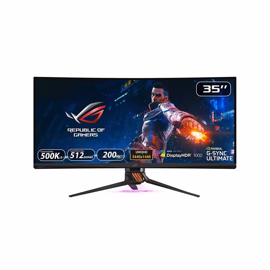 مانیتور منحنی مخصوص بازی ایسوس مدل ROG SWIFT PG35VQ سایز 35 اینچ