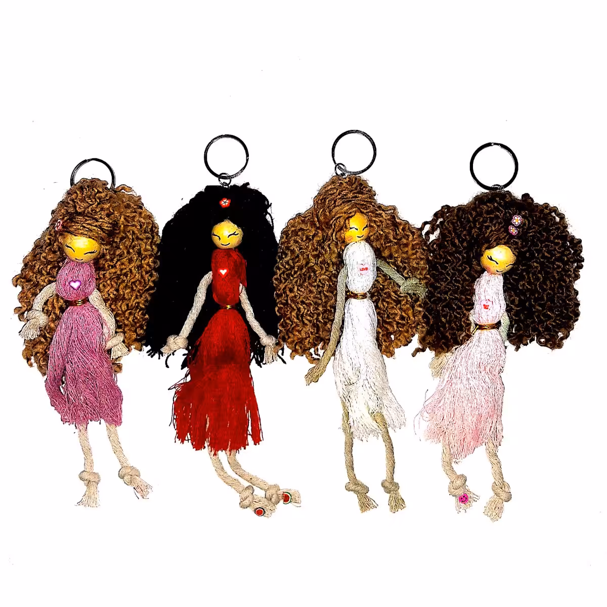 جاکلیدی عروسک دختر  مو فرفری