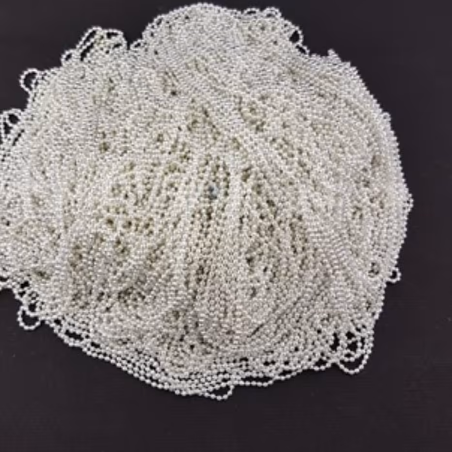 زنجیر ناخن گیر نقره ای لوازم خرازی متری جهت کارهای هنری