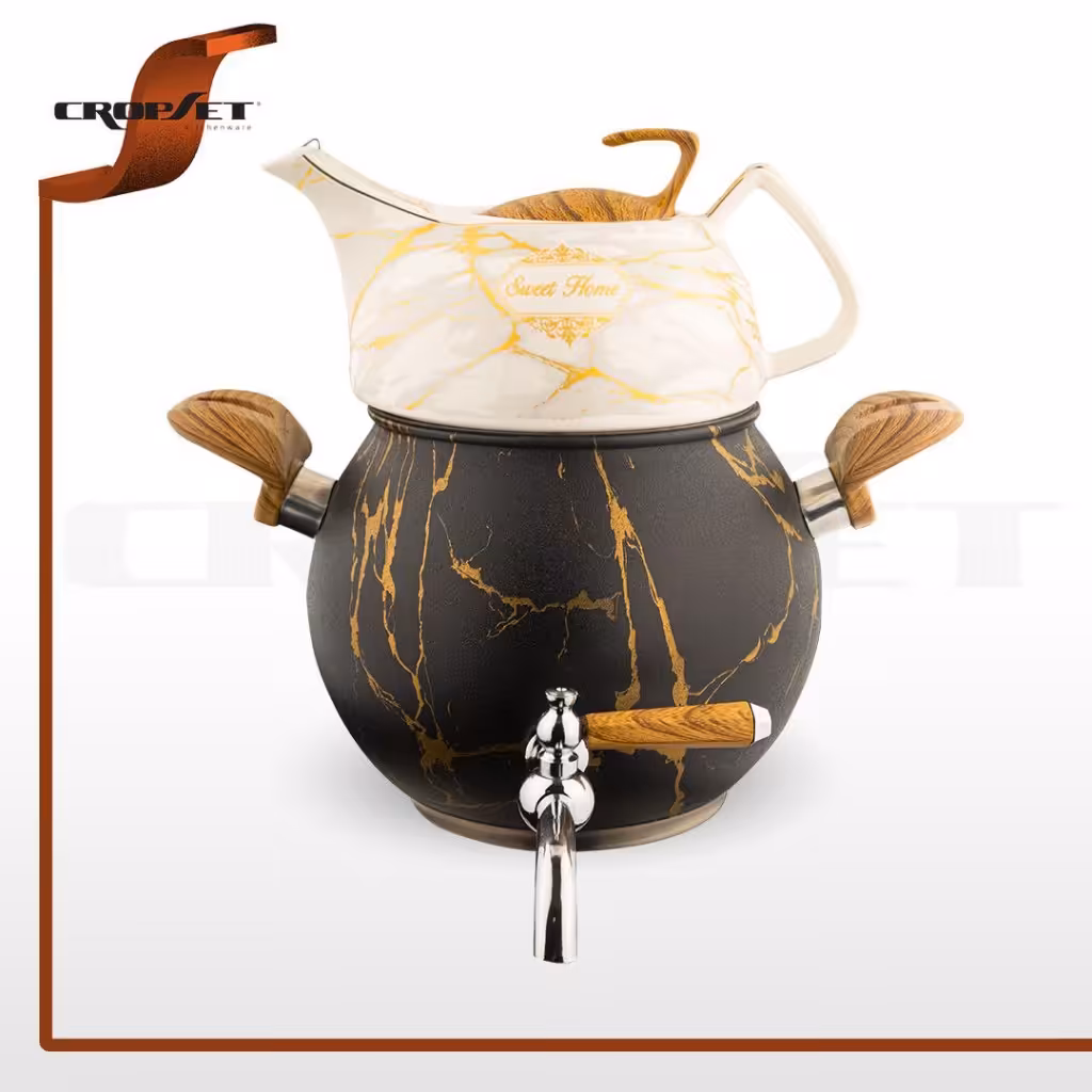 کتری و قوری روشاک طرح کلاریتا کروپ سِت