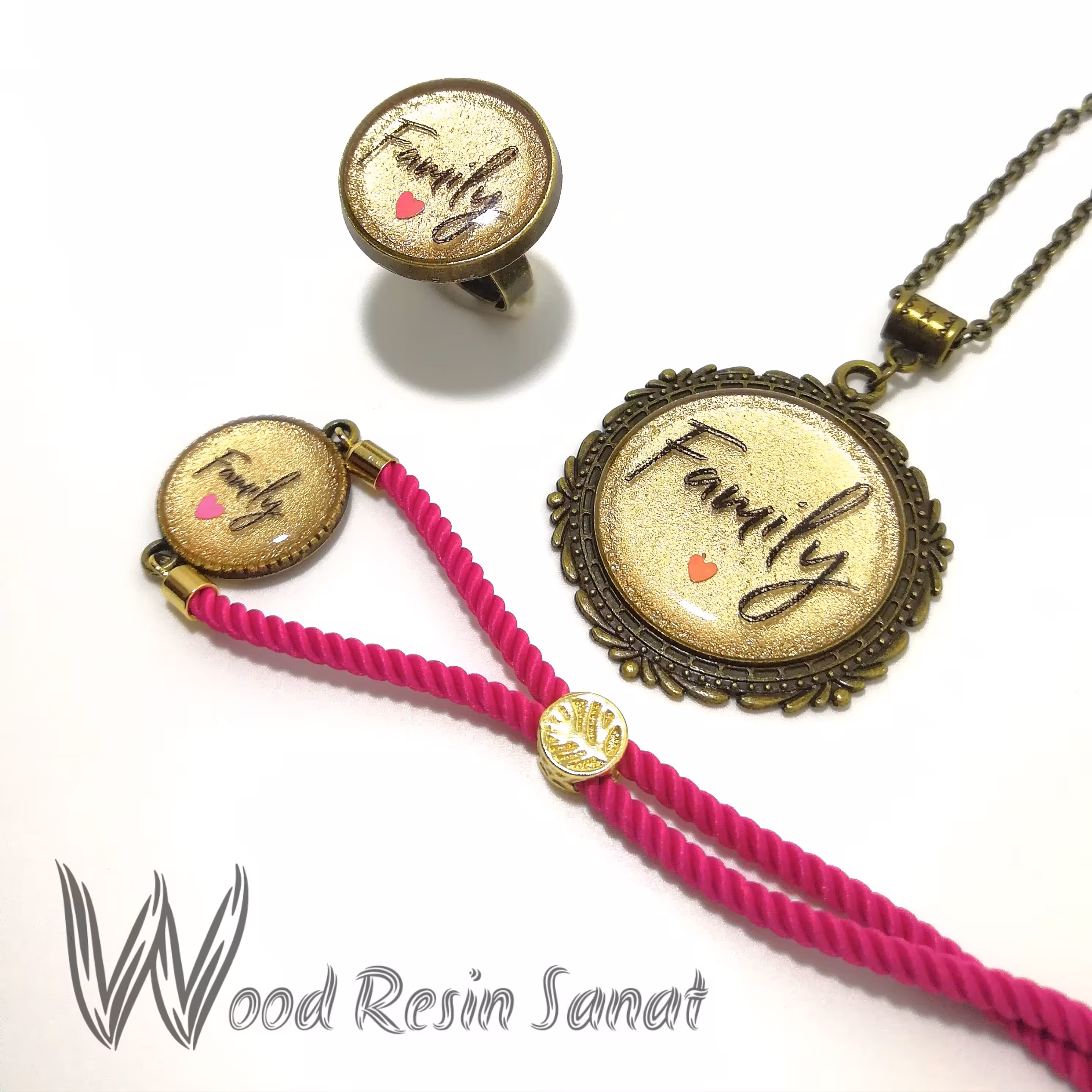 ست زیورآلات رزین کد 119