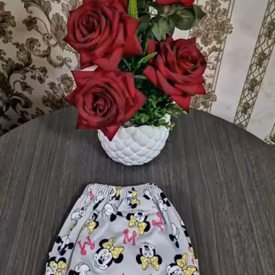 شلوار راحتی زنانه شلوار دخترانه میکی موس شلوار نخ پنبه اعلا شلوار خانگی شلوار عروسکی