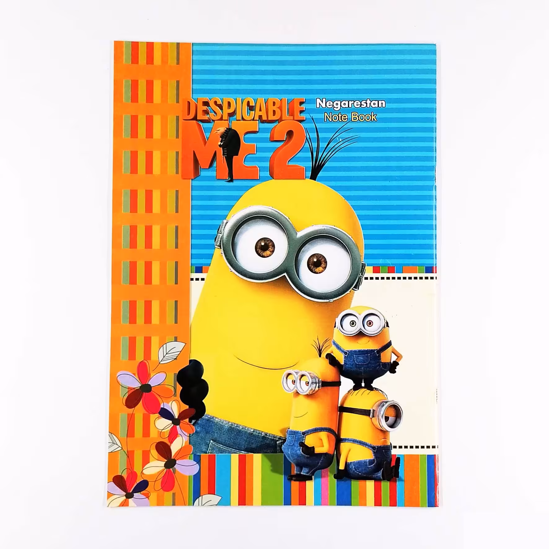 دفتر نقاشی طرح مینیون ها 40 برگ جنس جلد مقوا قابل انعطاف
