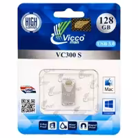 فلش 128 گیگ ویکو فلزی usb3.1 با گارانتی مادام العمر 