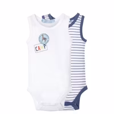 پک دو عددی بادی بچگانه برند آلمانی lupilu سایز 2تا6 ماه بادی لوپیلو