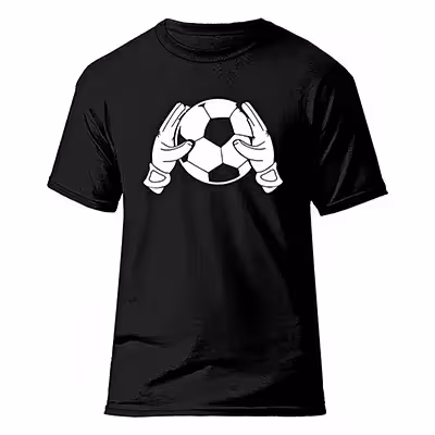 تیشرت فوتسال فشن لاین FUTS 7 |مشکی/سفید