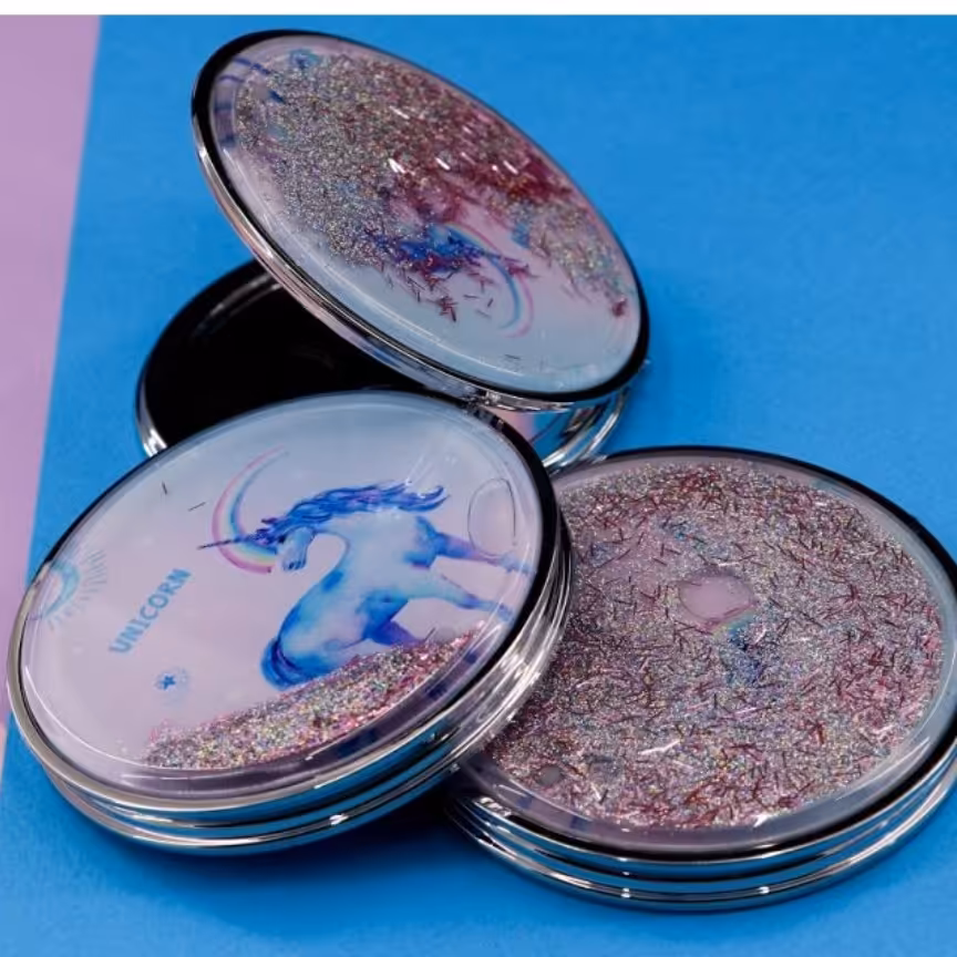 آینه جیبی مدل شنی