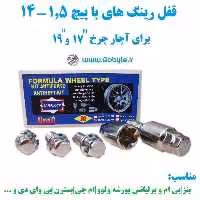 قفل رینگ های با پیچ 1.5-14 برای آچار چرخ شماره 17 و 19 خارجی