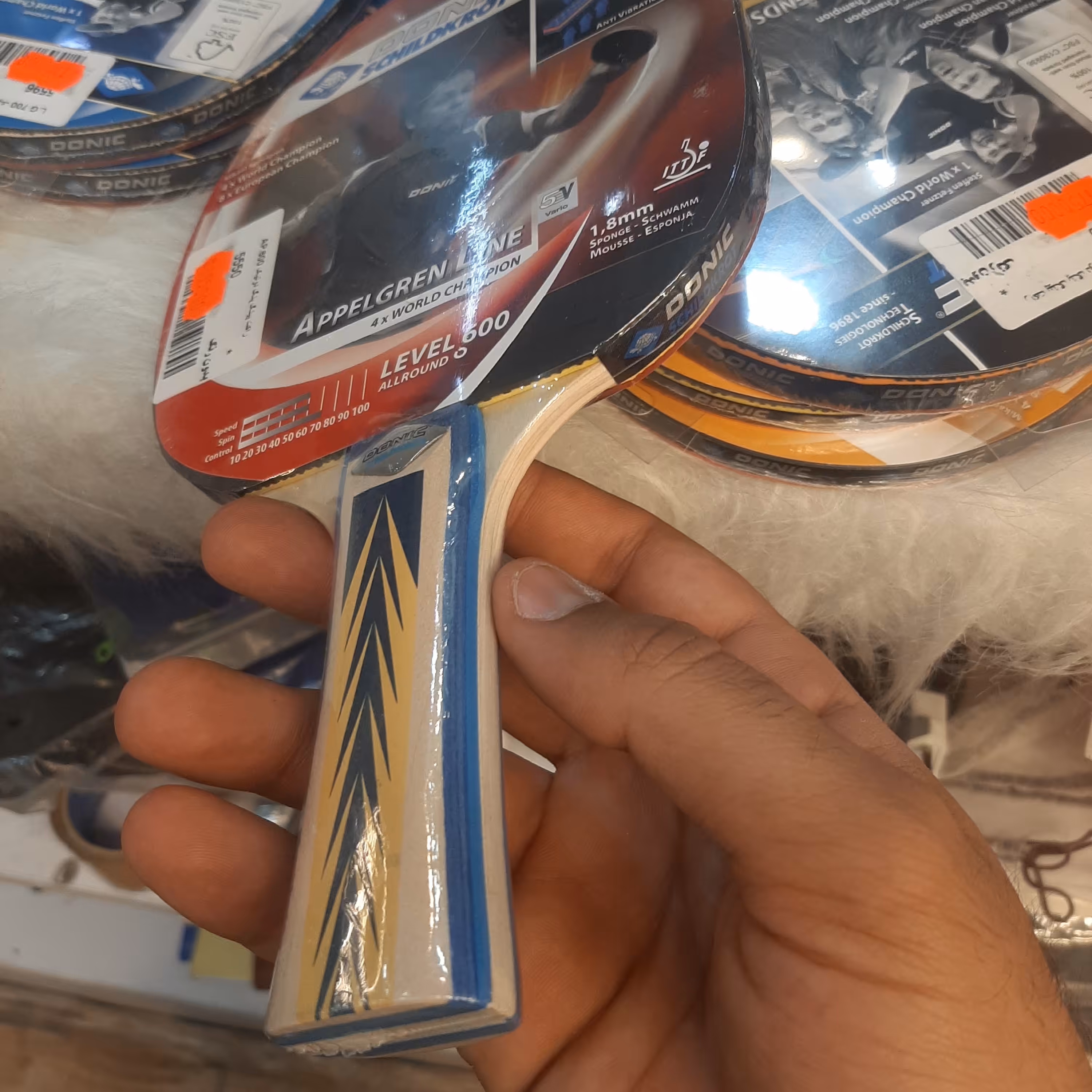 راکت پینگ پنگ دونیک با سطح یا لول 600 مناسب برای آموختن تکنیک های مختل