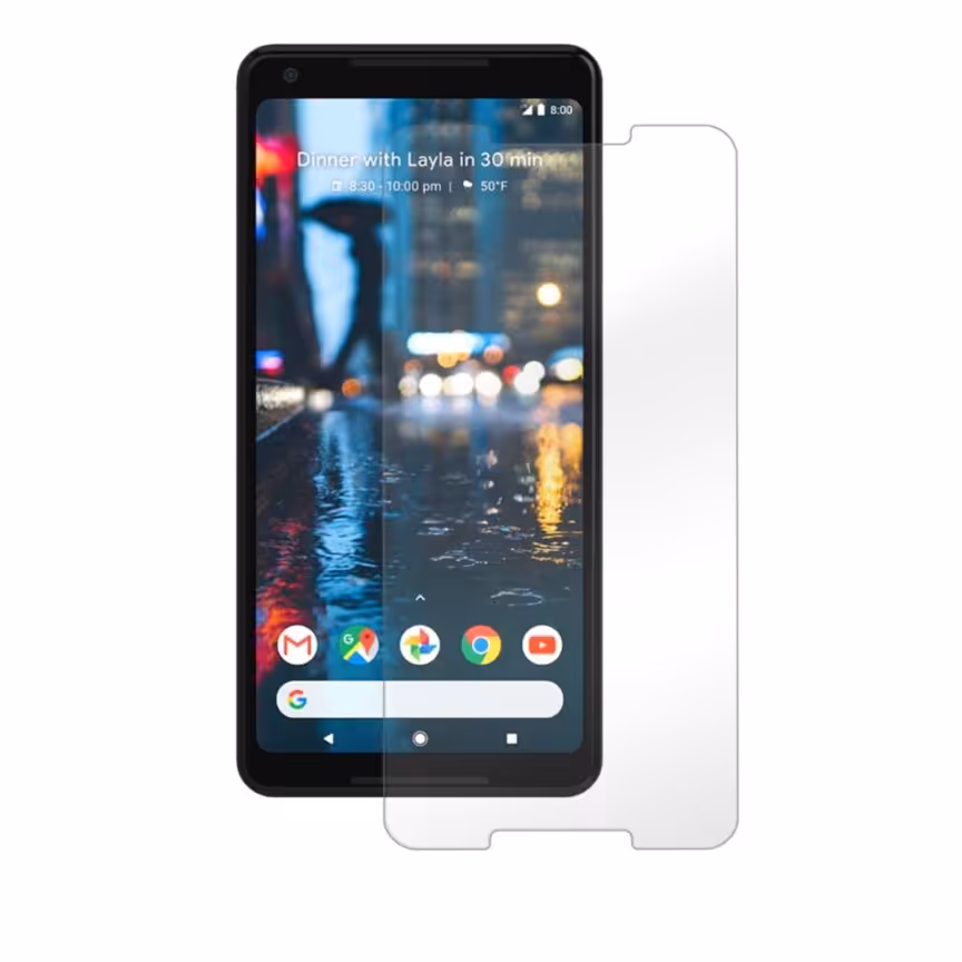 گلس مات نانو و ضد ضربه گوشی گوگل Pixel 2 XL برند راک اسپیس

