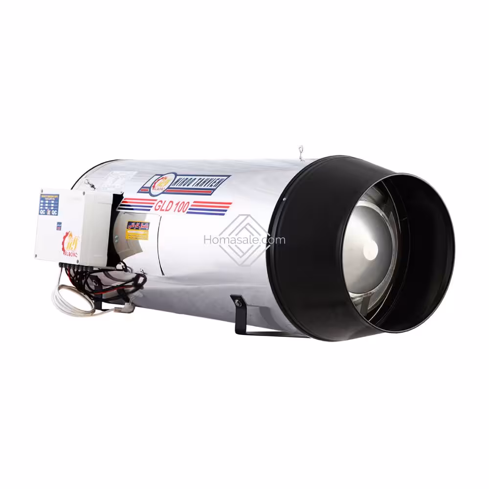 جت هیتر 100 هزار تک موتوره دوگانه سوز بدون باک نیرو تهویه البرز مدل GLD100