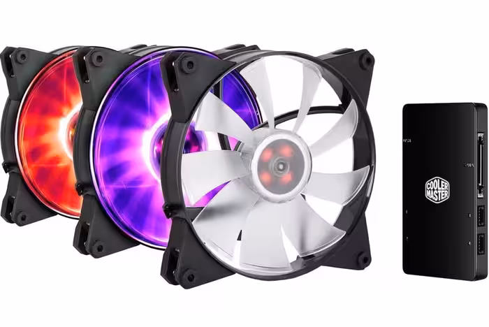 فن کیس کولرمستر مدل MasterFan Pro 140 Air Pressure RGB پک سه عددی