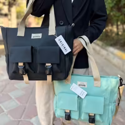 کیف چرم مصنوعی نانسی کیف دانشجویی