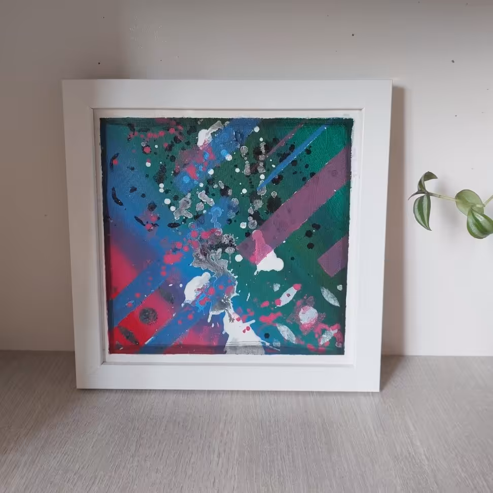 دکوری مربعی نقاشی سبک خاص