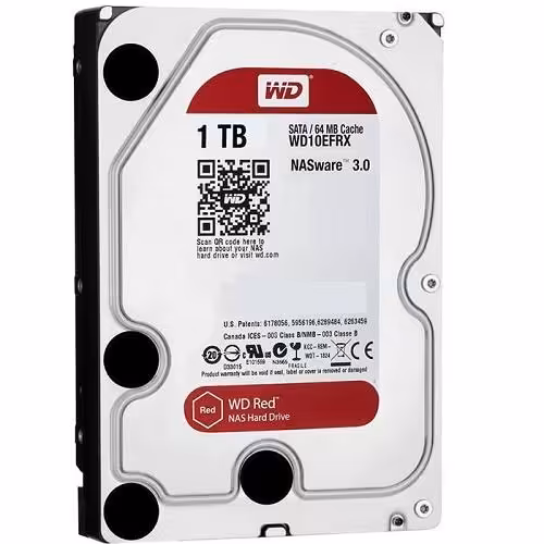 هارددیسک اینترنال وسترن دیجیتال مدل Red  ظرفیت 1 ترابایت