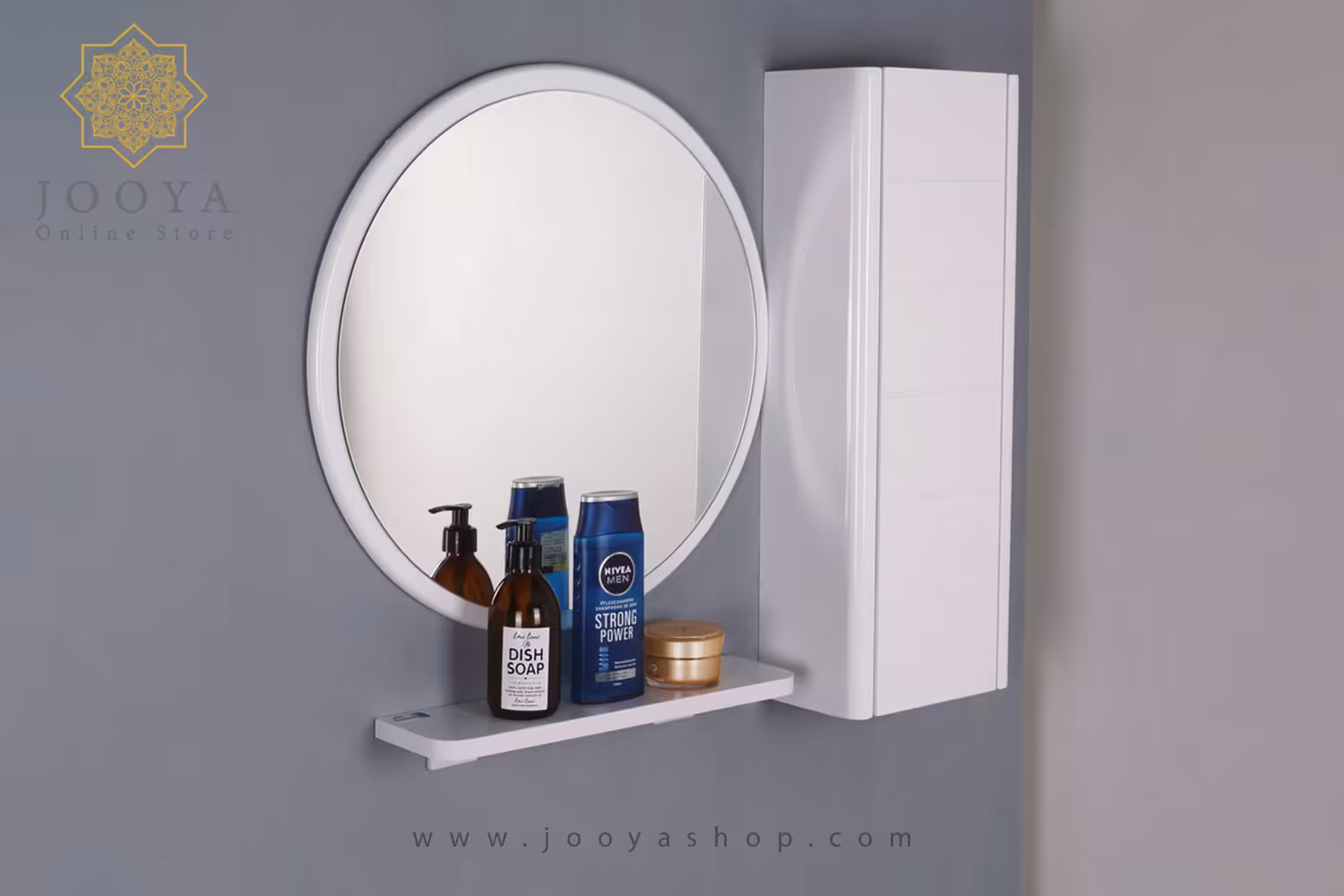 ست آینه و باکس دلفین مدل 1087 به همراه شلف