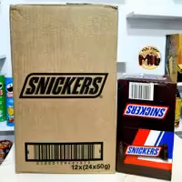 شکلات اسنیکرز بسته(24عددی)اصل ارسال سراسر کشور وزن هر عدد50گرم با کیفیت و درجه یک