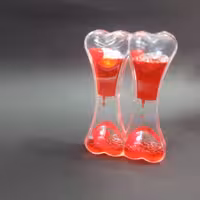 ساعت شنی رو روغنی قرمز 