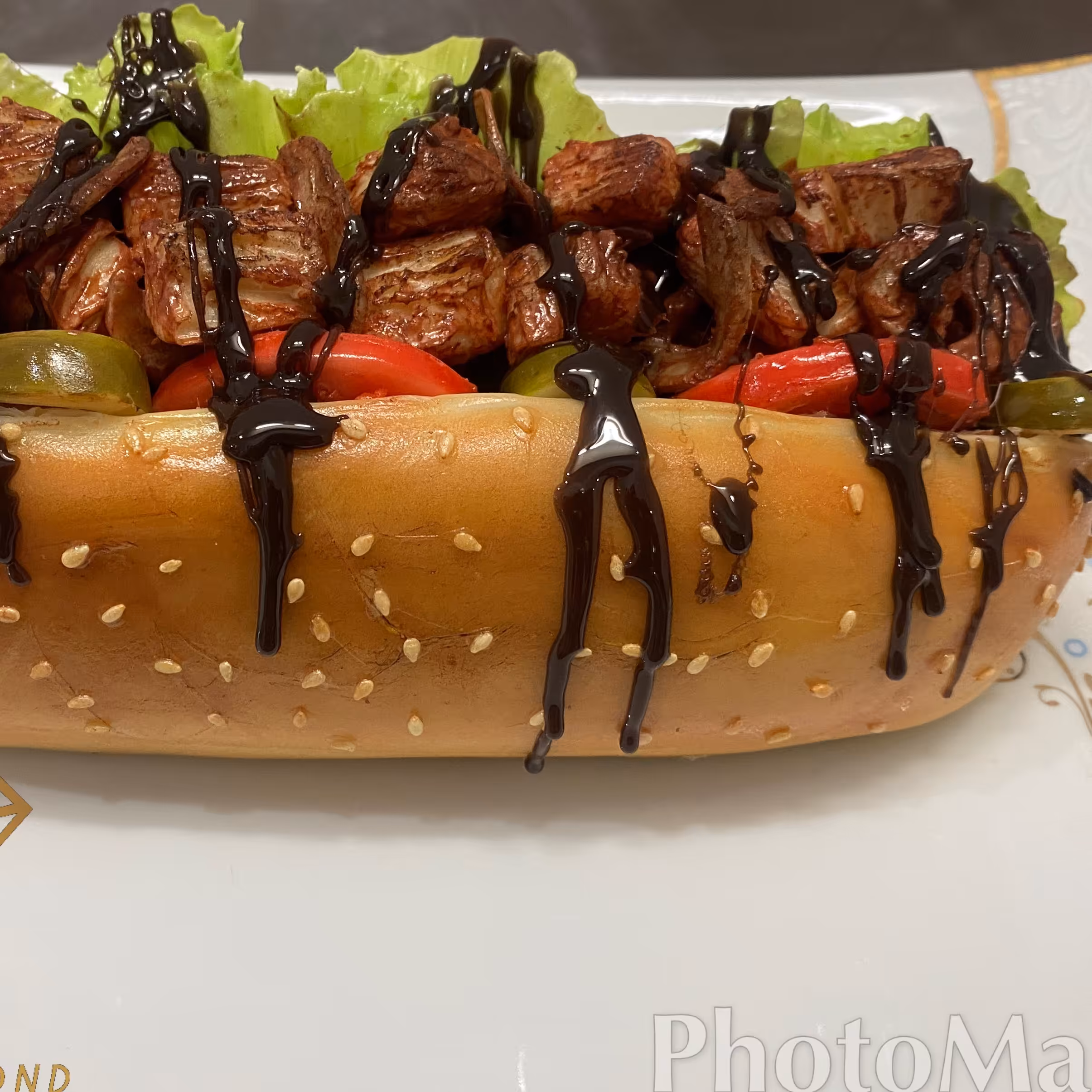 ماکت ساندویچ چیکن باربیکیو