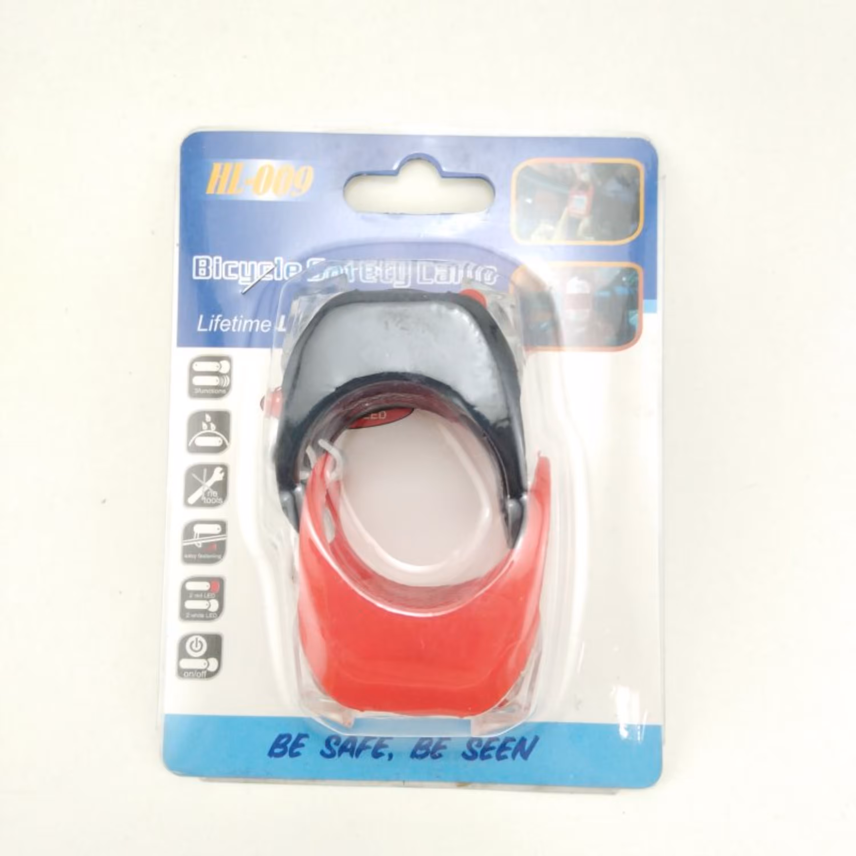 چراغ  دوچرخه مدل hl009 بسته 2 عددی