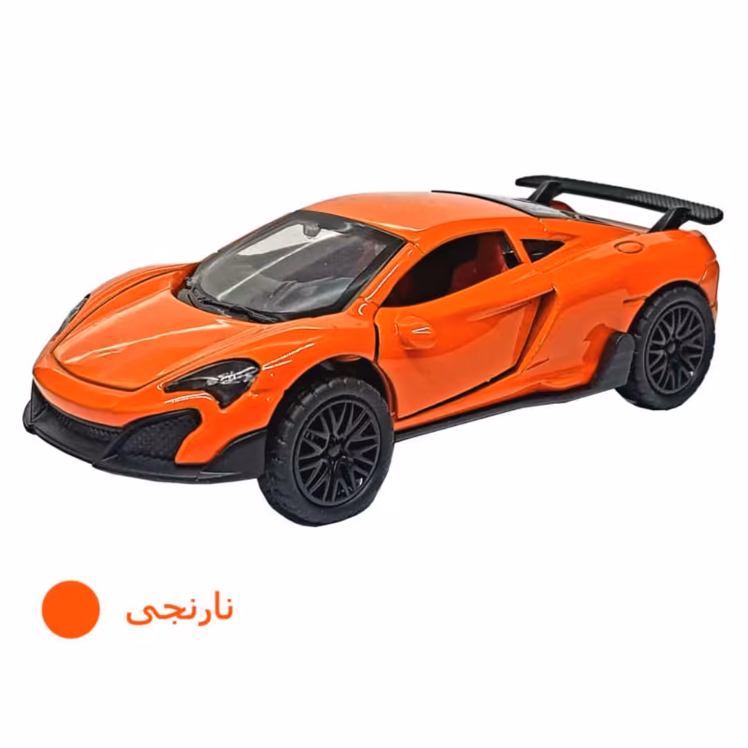 ماشین بازی مدل فلزی مکلارن 765 LT رنگ نارنجی