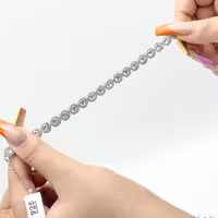 دستبند جواهری نقره آکسو سری EB کد004