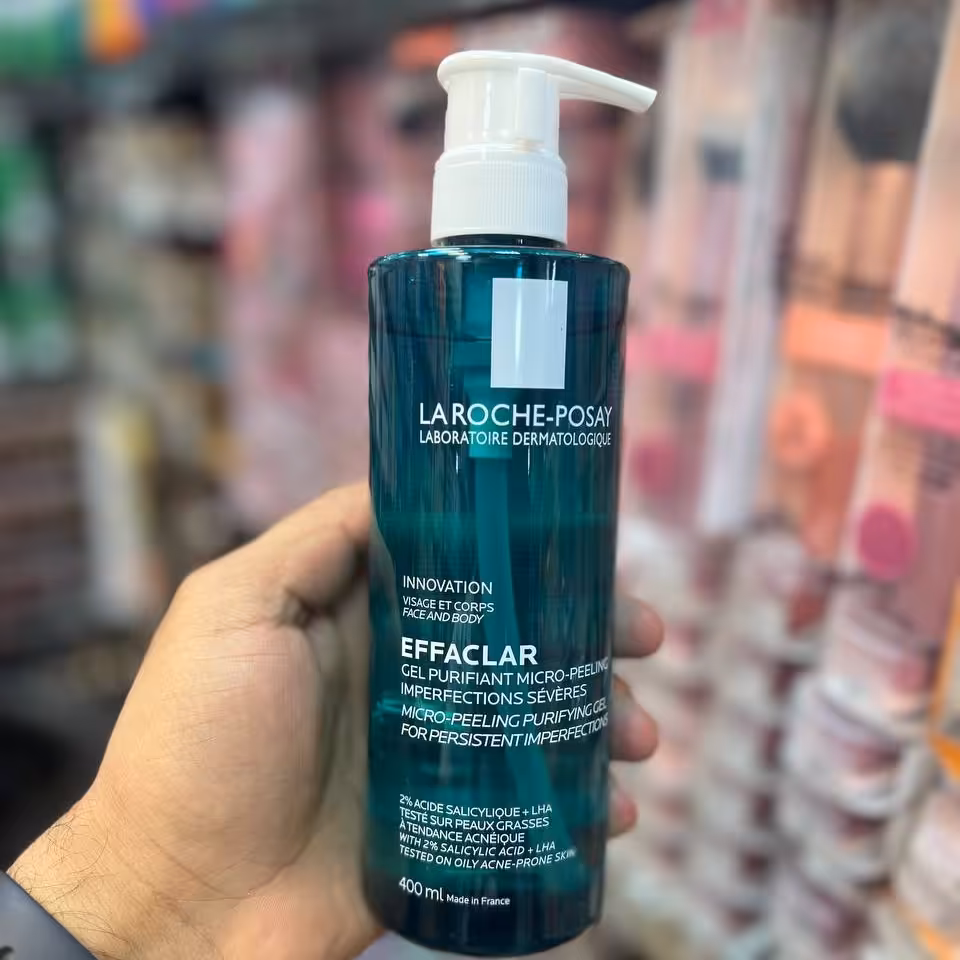 ژل شستشوصورت لاروش پوزای ا La RochePosay Gel Mossant Purifiant