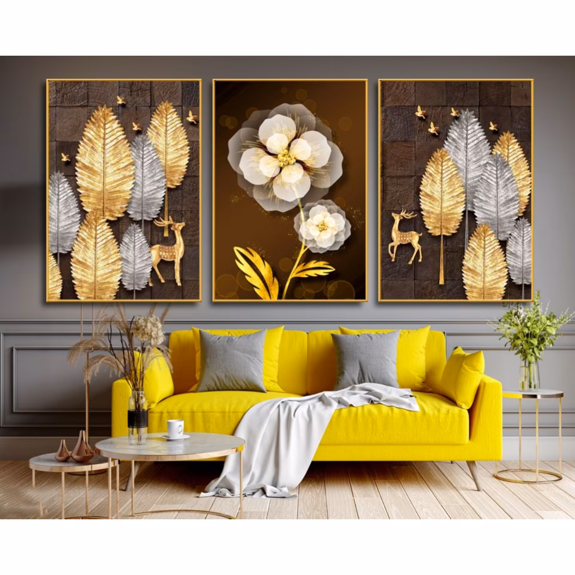 تابلو دکوراتیو 3تیکه کد 675