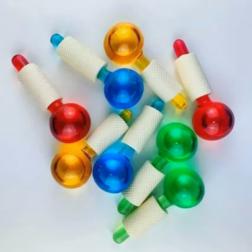 آیس گلوب گوی یخی معمولی ماساژور  بسته دو عددی