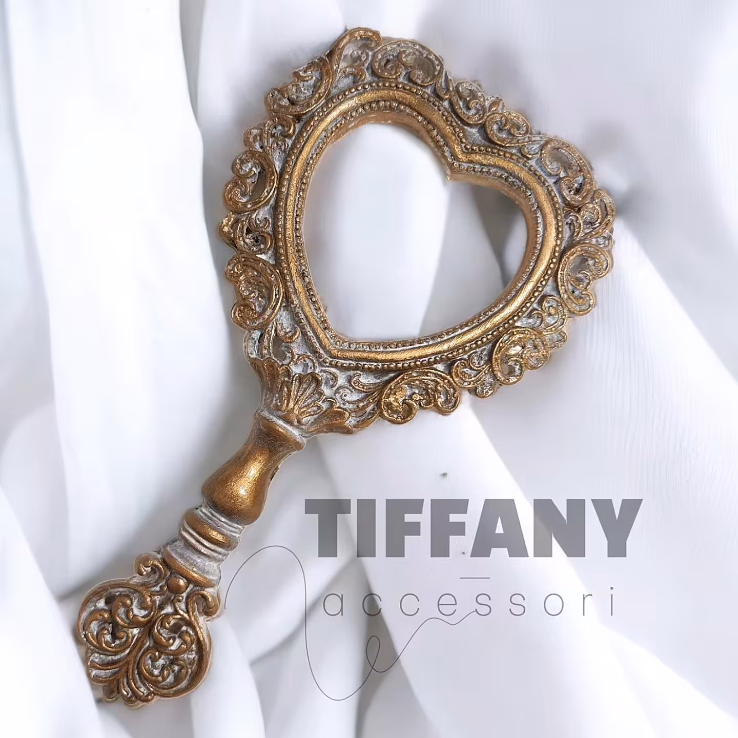 آینه دستی پرنسسی آینه دستی دکوراتیو آینه دستی لوکس