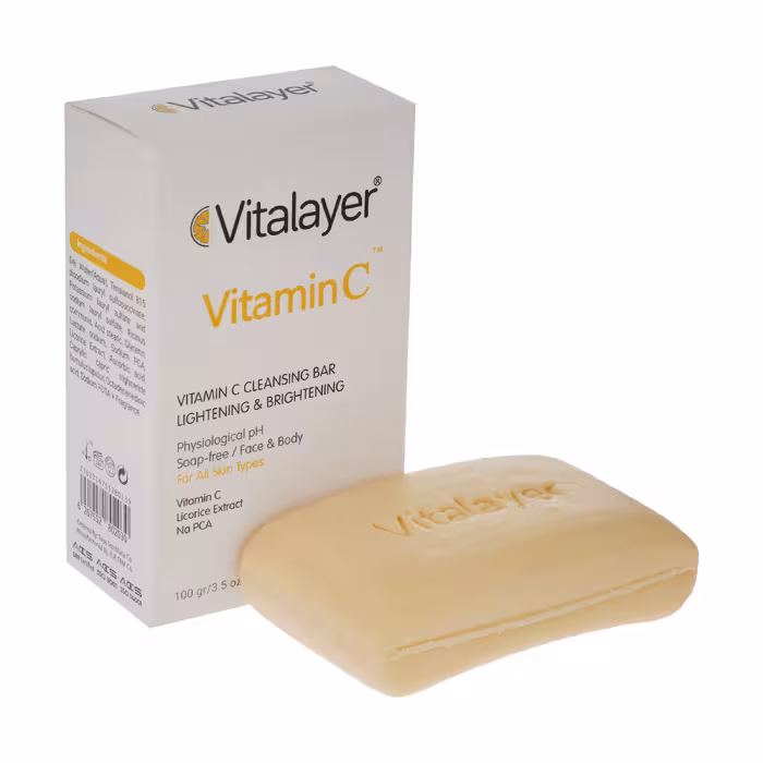 پن شستشو ویتالیر مدل ویتامین سى وزن 100 گرم