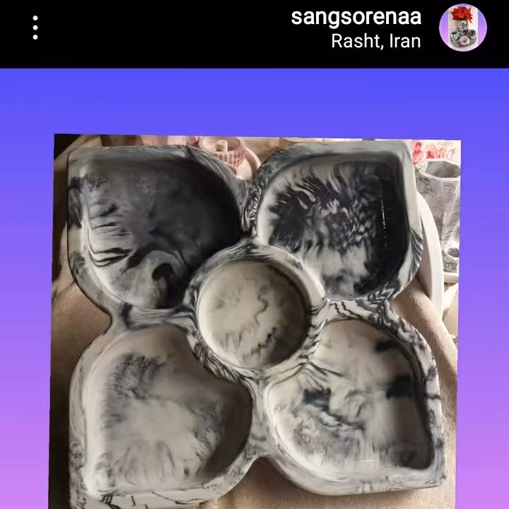 ارود خوری طرح گل 