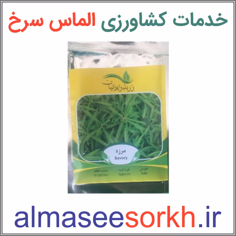 بذر مرزه ممتاز زر بذر ایرانیان | گیاه پزشکی الماس سرخ