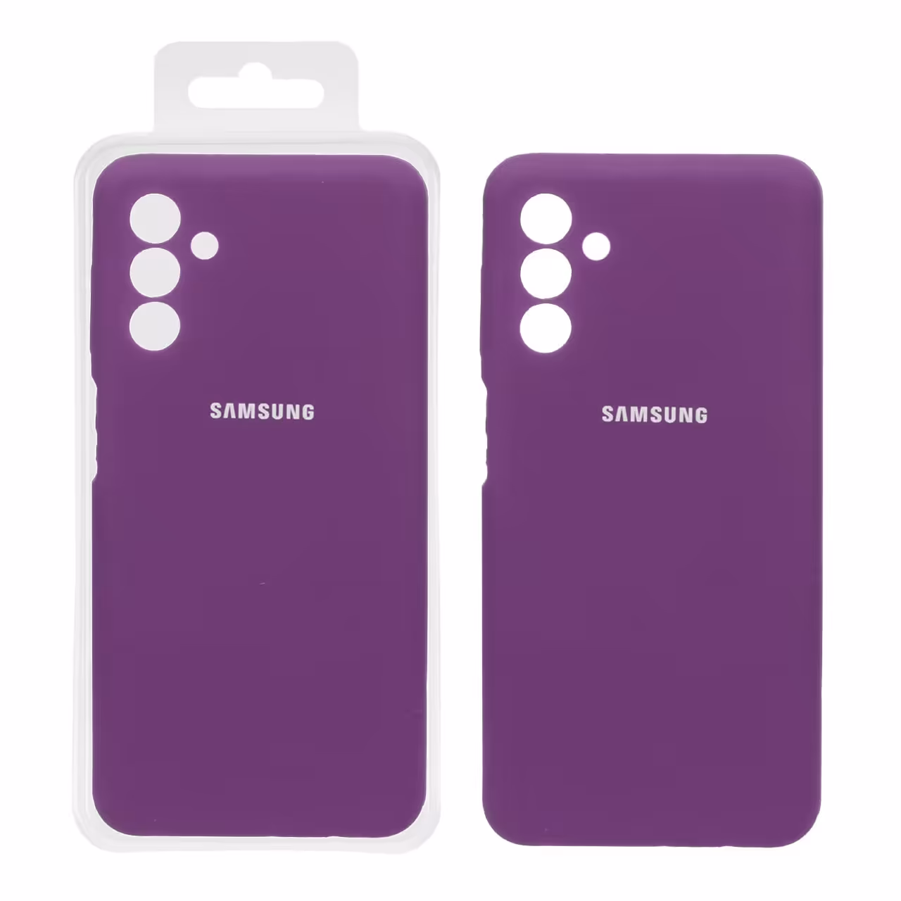 قاب-گارد موبایل سیلیکونی پاک کنی اورجینال درجه یک Samsung  A04S -F13 - M13  - ارغوانی کد3018