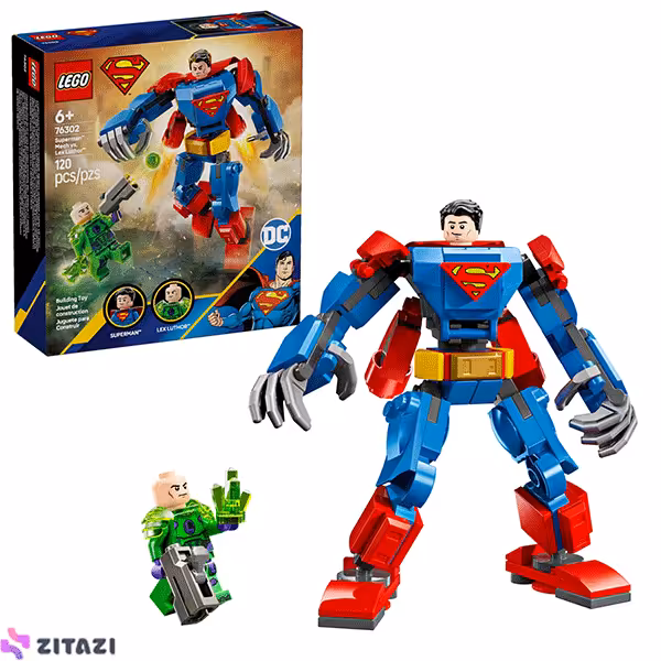 لگو سری DC مدل Superman Mech vs. Lex Luthor کد 76302