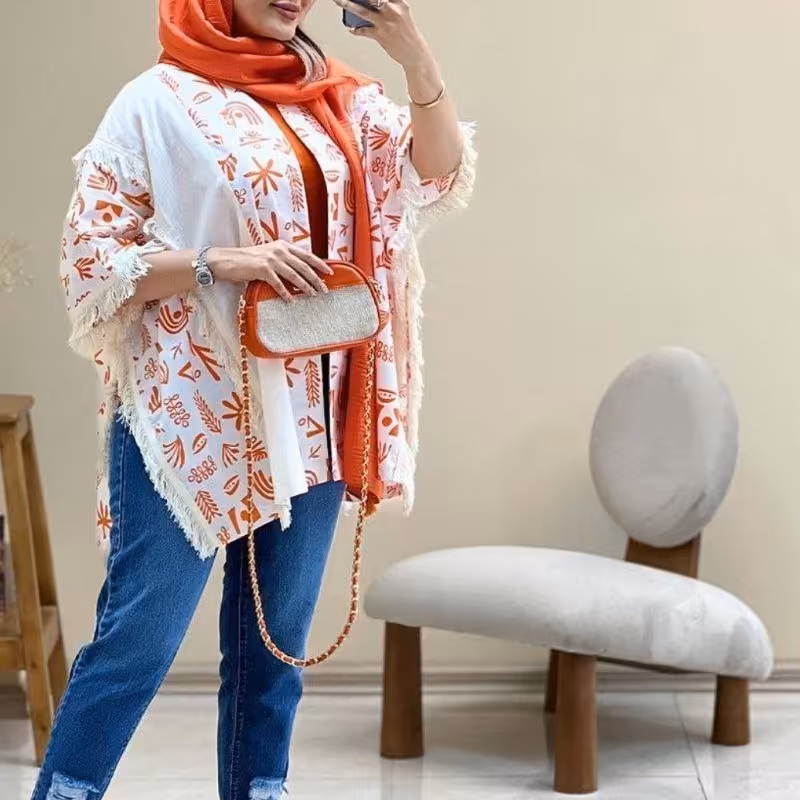  مانتو هایلی
جنس لنین نچرال نخی 
رنگ بندی  مشکی  آبی سرخابی نارنجی  سبز  نسکافه ای