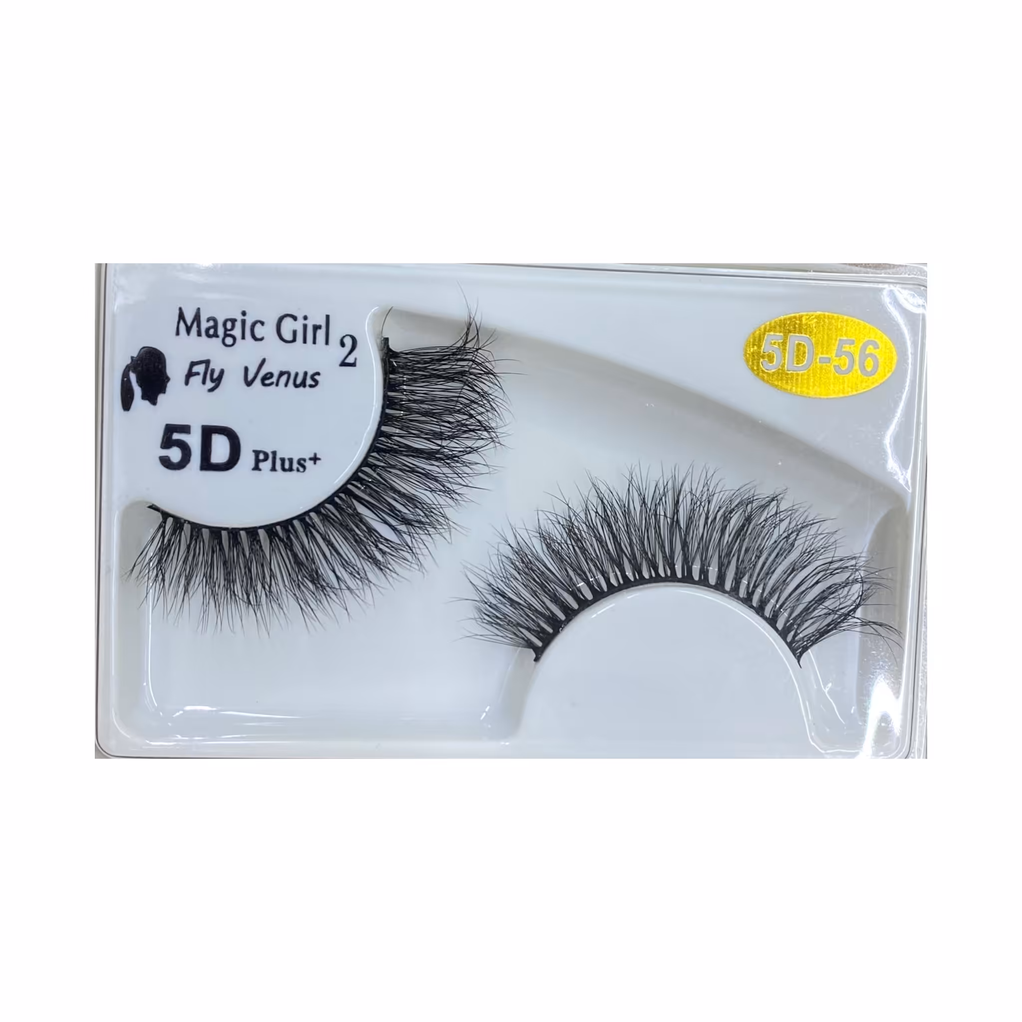 مژه 5 بعدی 10 جفتی ابریشمی برند مجیک گرل شماره 56 