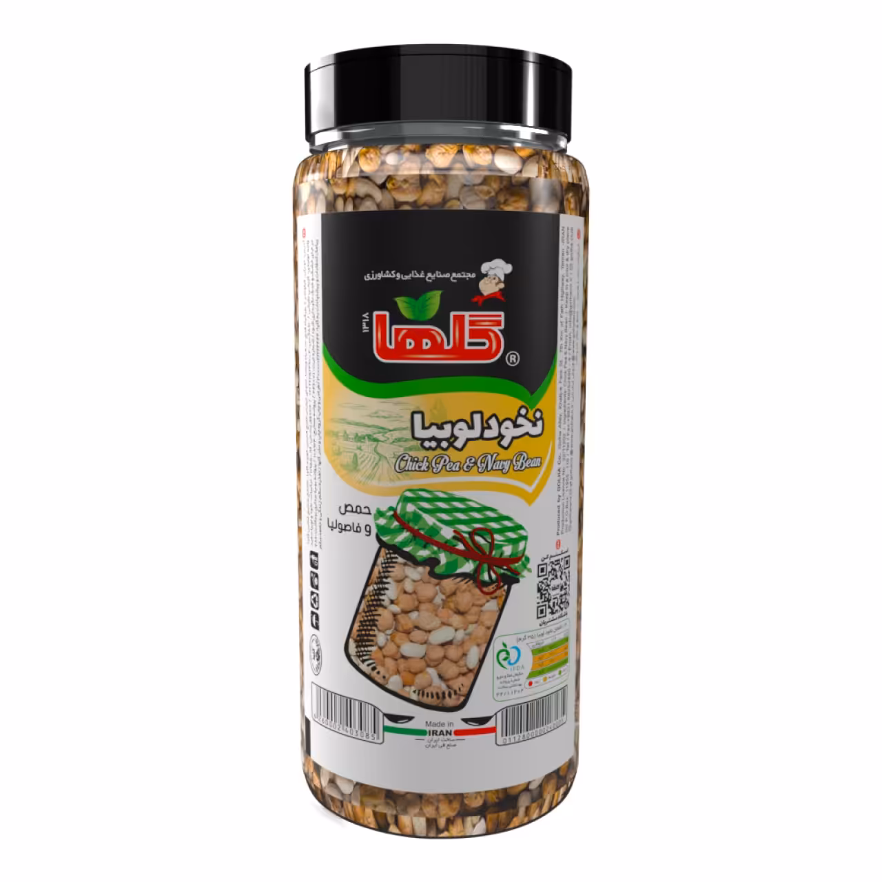 نخود و لوبیا گلها حجم 500 گرم – P.E.T