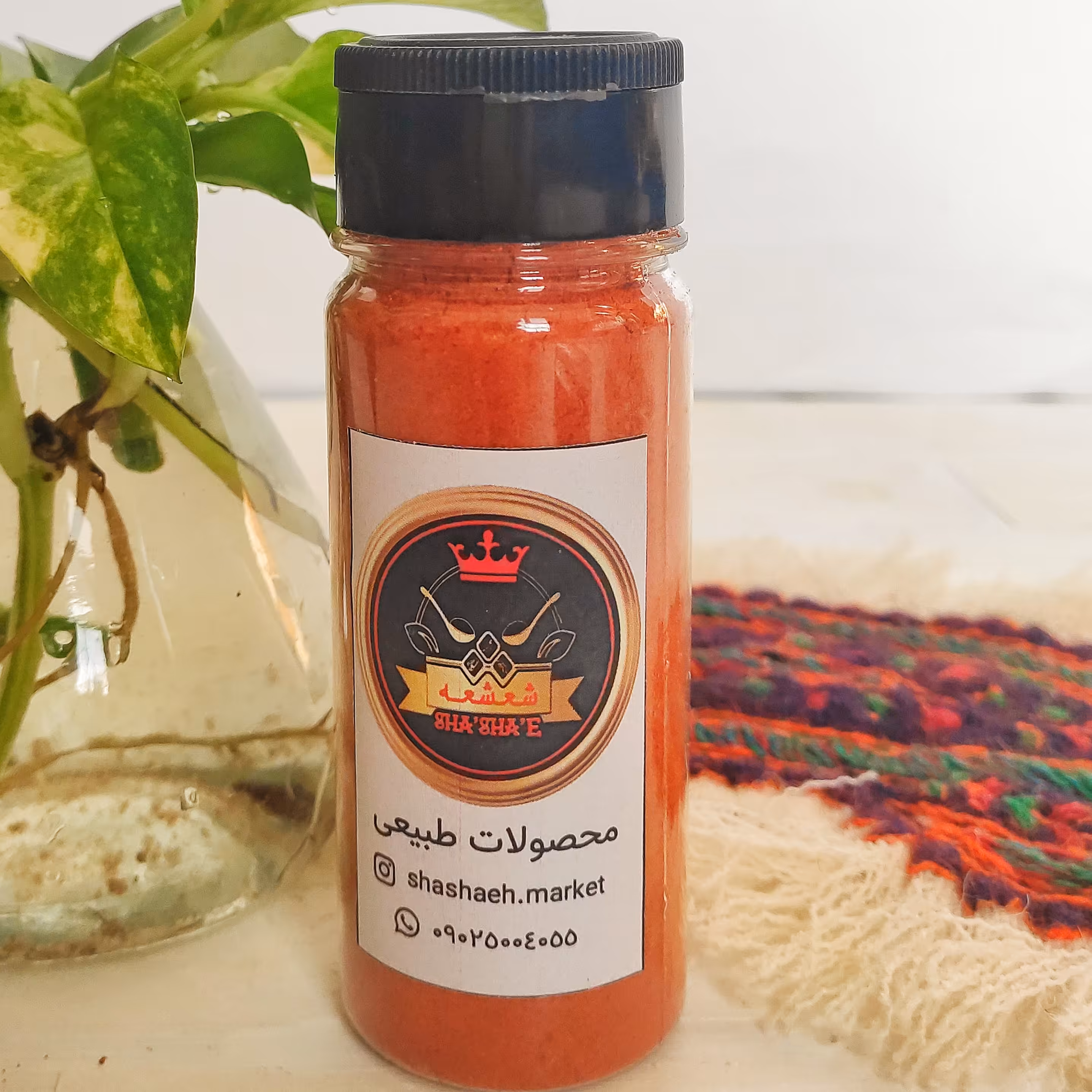 فلفل قرمز تند و آتشی 80 گرمی (فلفل هندی)(بسته ادویه پاش)